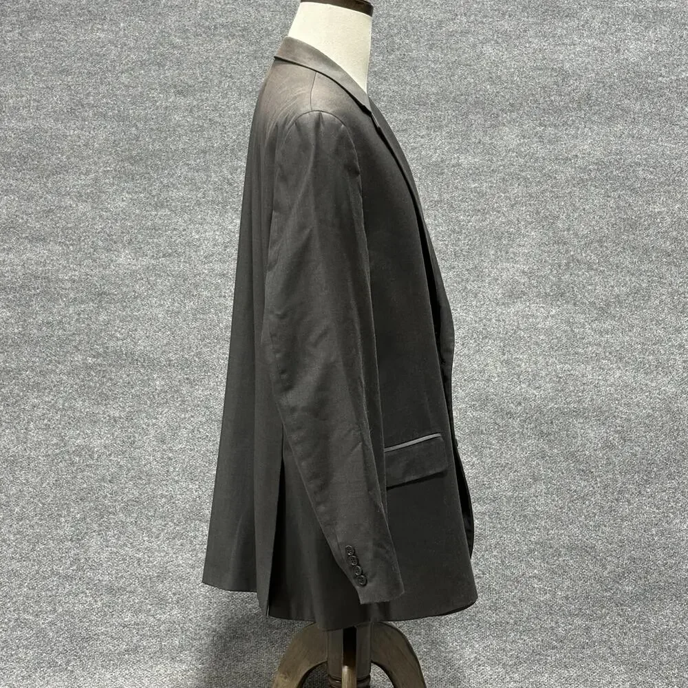 Michael Kors Blazer Mens 48L Gray Two Button Sport Coat Jacket Lined Classic